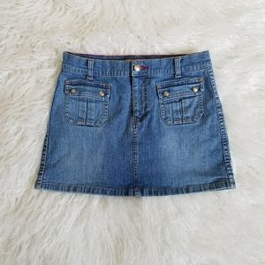 Tommy Hilfiger Blue Jean Denim Mini Skirt